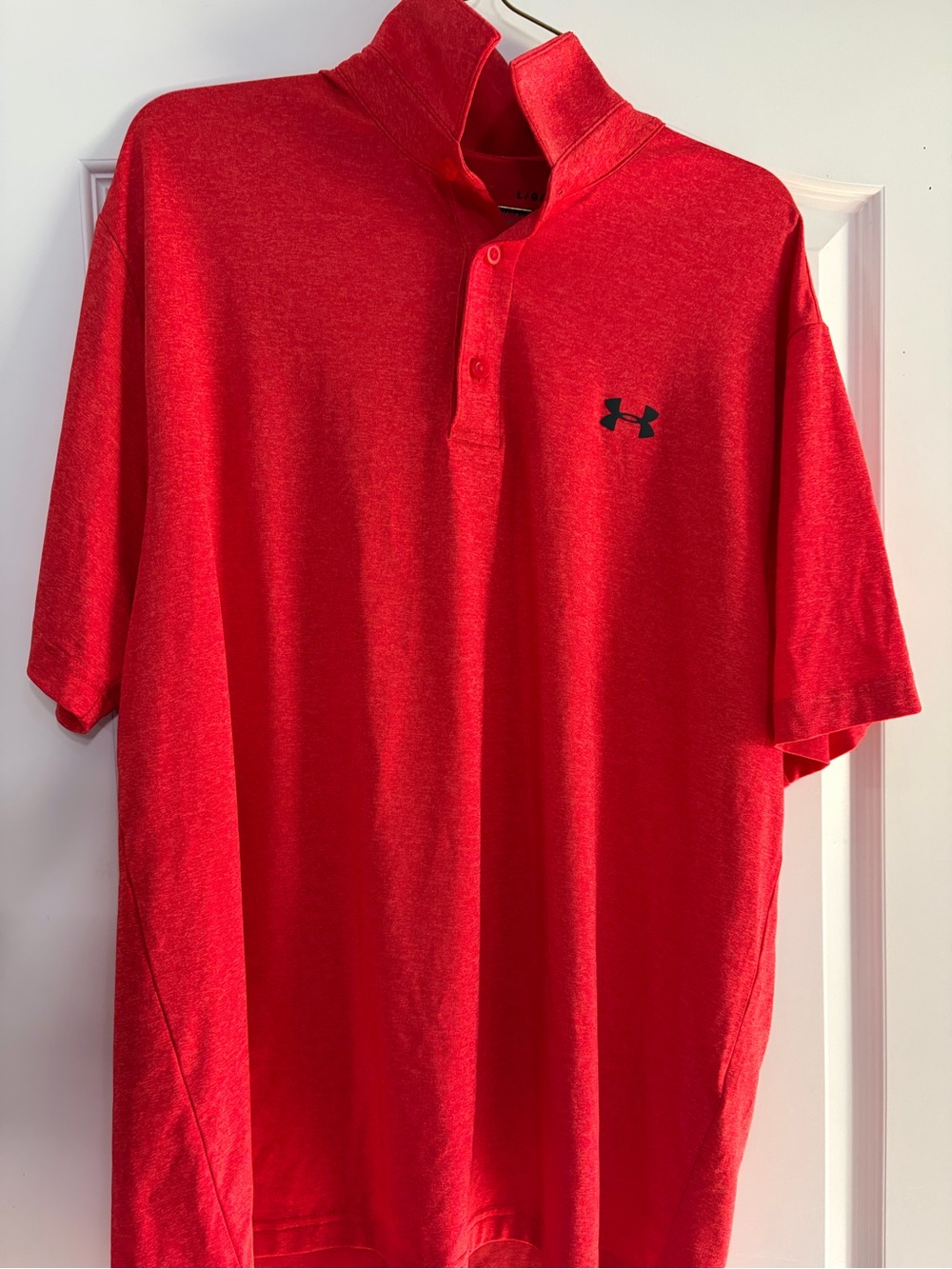 Under Armour Men’s Bright Red Short-Sleeve Polo